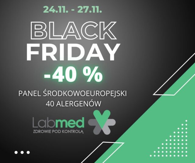 Black Friday: Badaj 40 alergenów w Lab-Med!